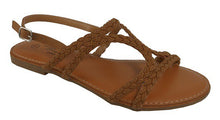 Load image into Gallery viewer, &quot;Shala&quot; Braided Flat Sandals

