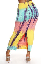 Load image into Gallery viewer, &quot;Bria&quot; Tie-Dye Midi Skirt Pink
