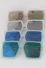 Load image into Gallery viewer, "Catching Sunrays" Turquoise Oversized Square Sunglasses