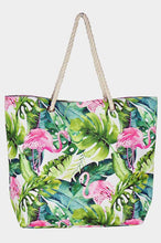 Load image into Gallery viewer, Flamingo Beach Bag
