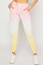 Load image into Gallery viewer, Pink Lemonade Tie Dye Joggers