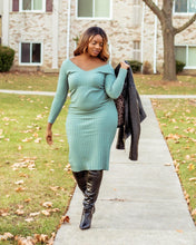 Load image into Gallery viewer, "Hold Me Close" Sweater Dress