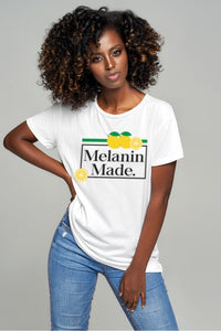 White Melanin Made Lemon T-Shirt