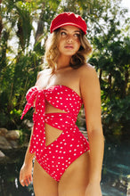 Load image into Gallery viewer, &quot;So Classic&quot; Polka Dot Monokini Red
