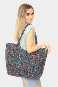 Leopard Beach Bag