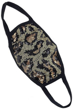 Load image into Gallery viewer, Sequin Leopard Mask
