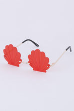 Load image into Gallery viewer, &quot;Glam Clam&quot; Red Seashell Sunglasses
