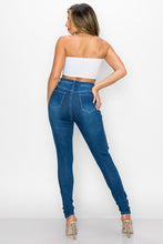 Load image into Gallery viewer, Distressed High Rise Skinny Jeans
