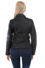 Load image into Gallery viewer, &quot;Up To Speed&quot; Quilted Vegan Leather Jacket
