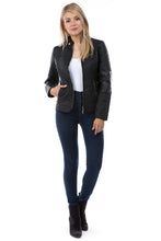 Load image into Gallery viewer, &quot;Up To Speed&quot; Quilted Vegan Leather Jacket
