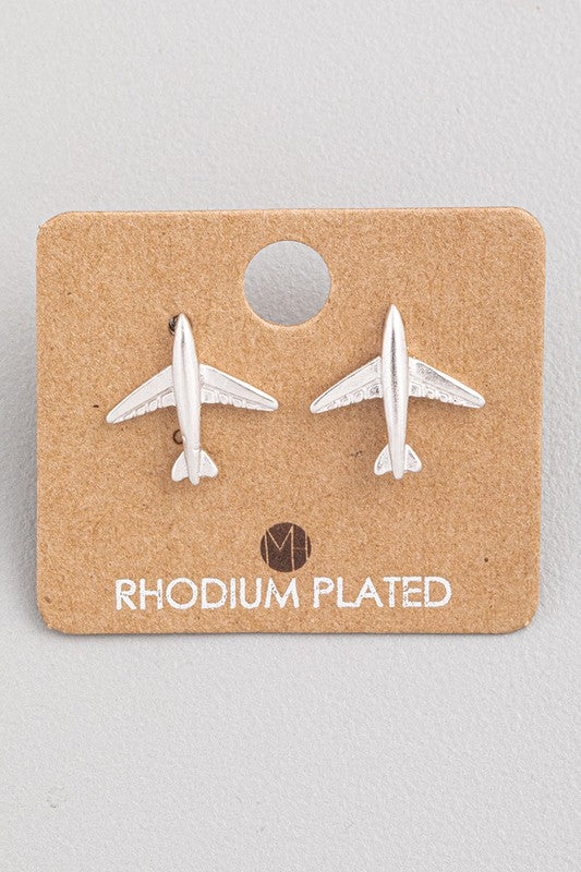 Silver Rhodium Plated 