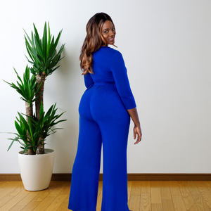 "Comfortably Chic" 2 Piece Set Royal Blue