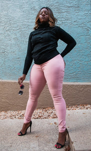 “Like Candy” Pink Super Stretch Skinny Jeans