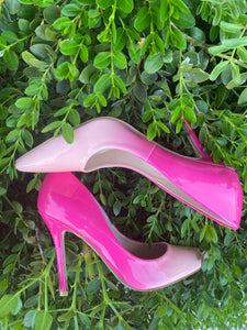 Ombre Pink Pointy Stiletto Heels