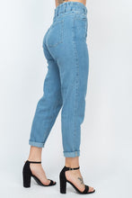 Load image into Gallery viewer, “One Hot Mama” High Waisted Mom Jeans
