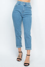 Load image into Gallery viewer, “One Hot Mama” High Waisted Mom Jeans
