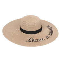 Load image into Gallery viewer, &quot;Leave A Message&quot; Beach Hat
