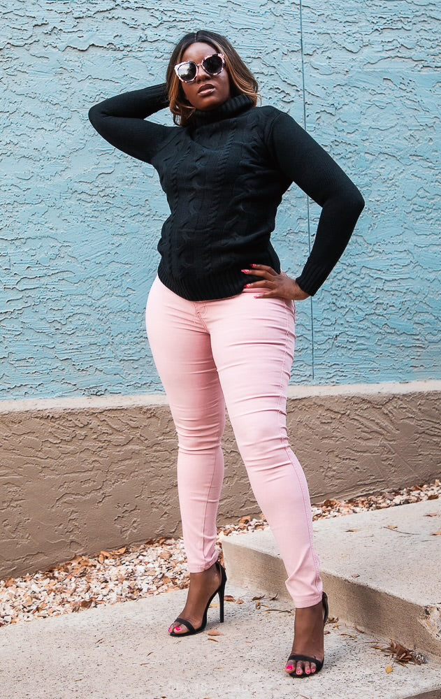 “Like Candy” Pink Super Stretch Skinny Jeans