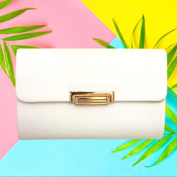 “So Clutch” Purse White