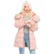 Load image into Gallery viewer, &quot;Barbie Dreams&quot; Hooded Puffer Coat
