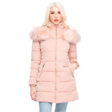Load image into Gallery viewer, &quot;Barbie Dreams&quot; Hooded Puffer Coat

