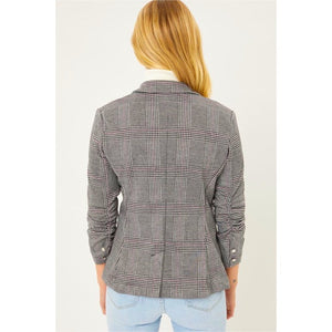 "Bossy" Plaid Blazer