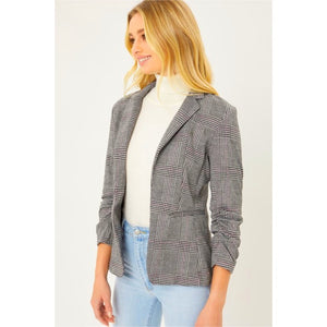 "Bossy" Plaid Blazer